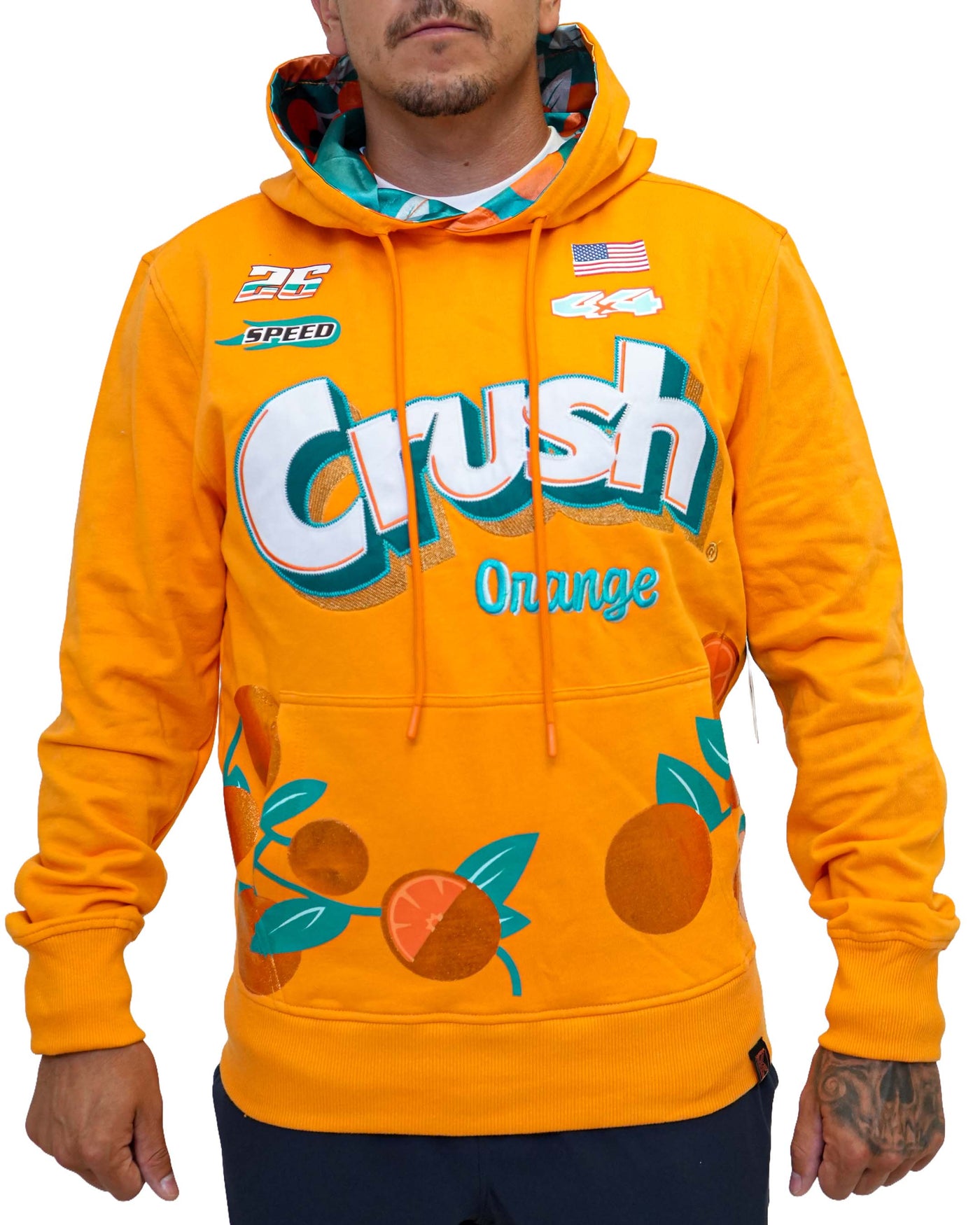 CRUSH® Orange Knit Hoodie