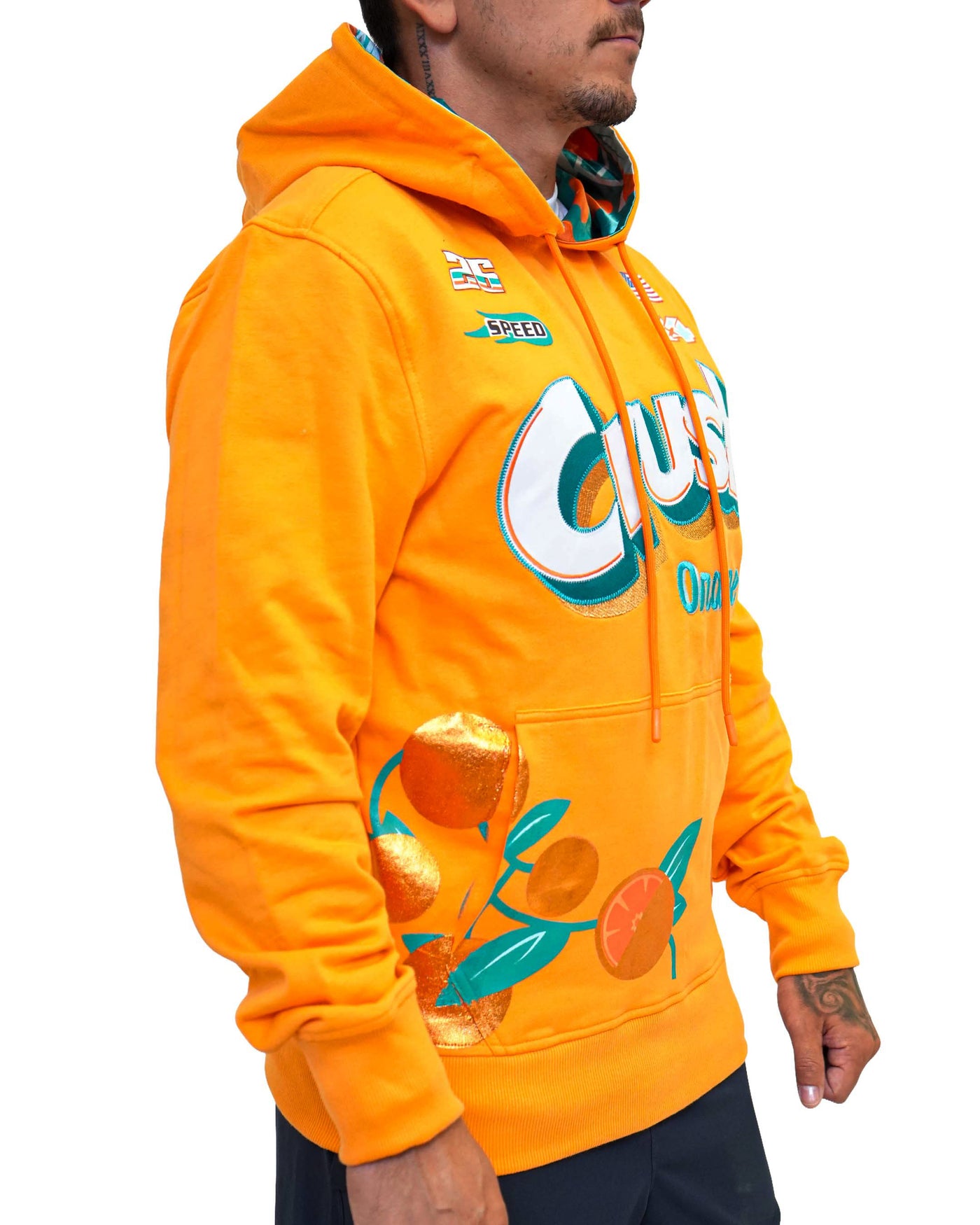 CRUSH® Orange Knit Hoodie