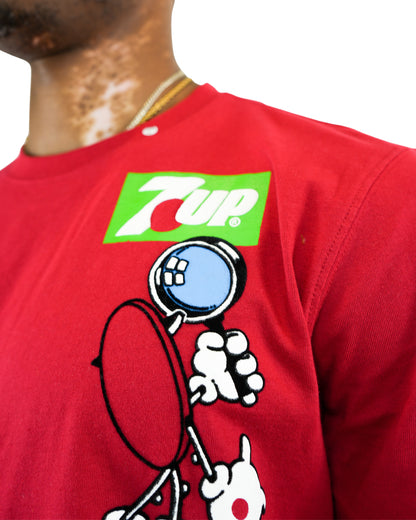 Camiseta de punto roja de 7UP®