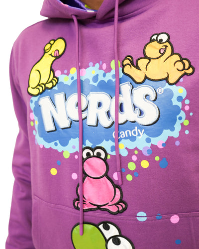 Nerds® Purple Knit Hoodie