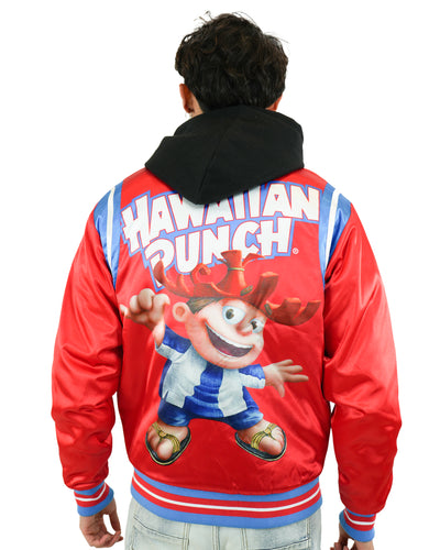 Hawaiian Punch® Varsity Satin Red Jacket