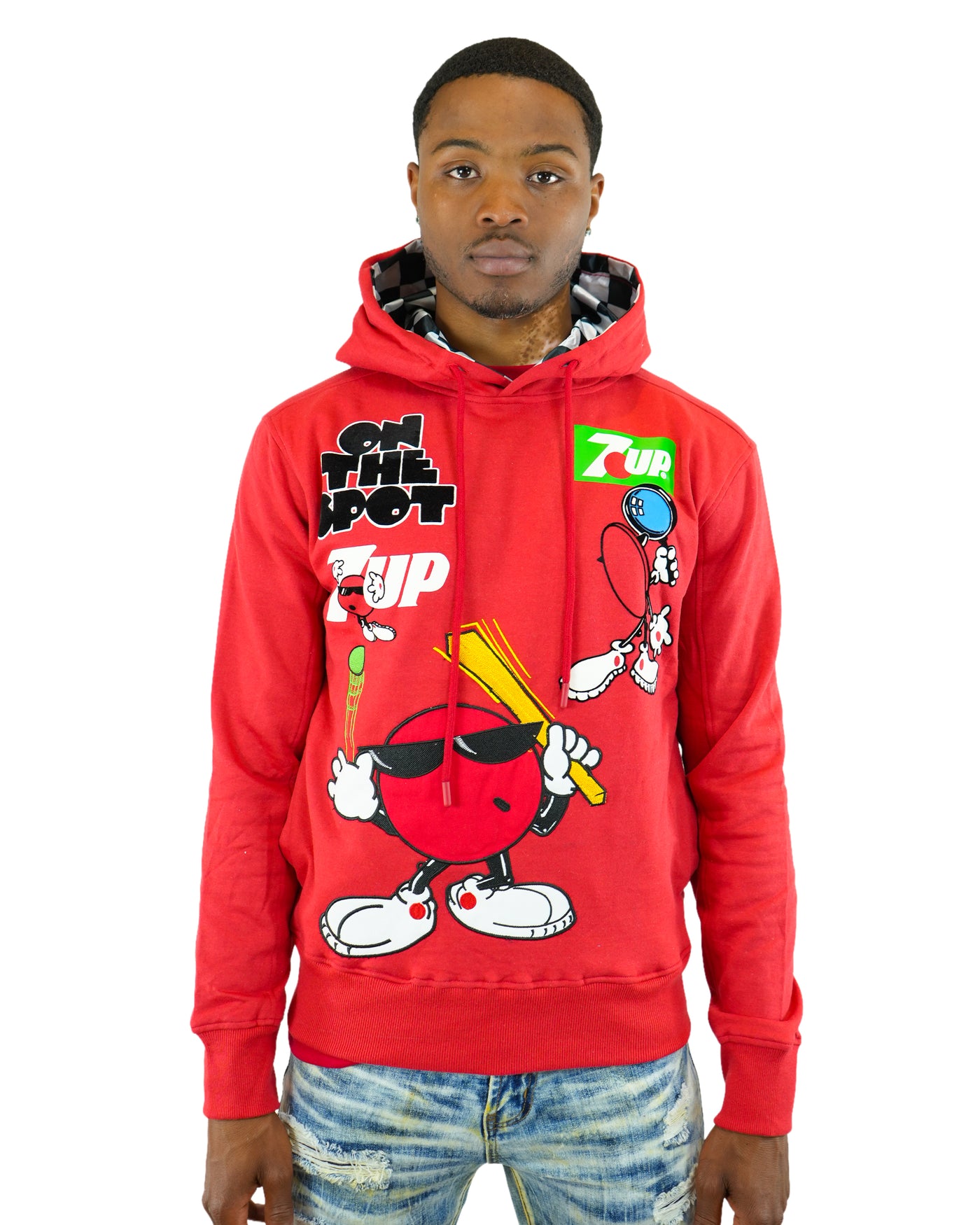 7UP® Red Knit Hoodie