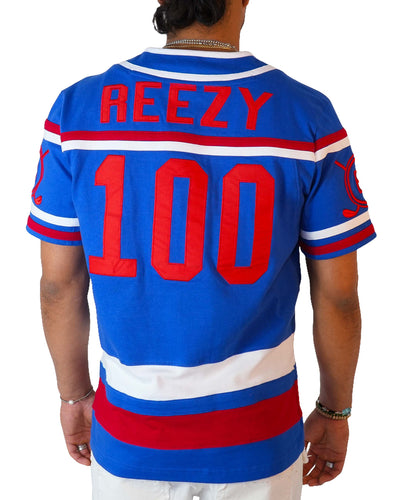 The Boondocks - Riley Hockey Blue Knit Jersey Tee