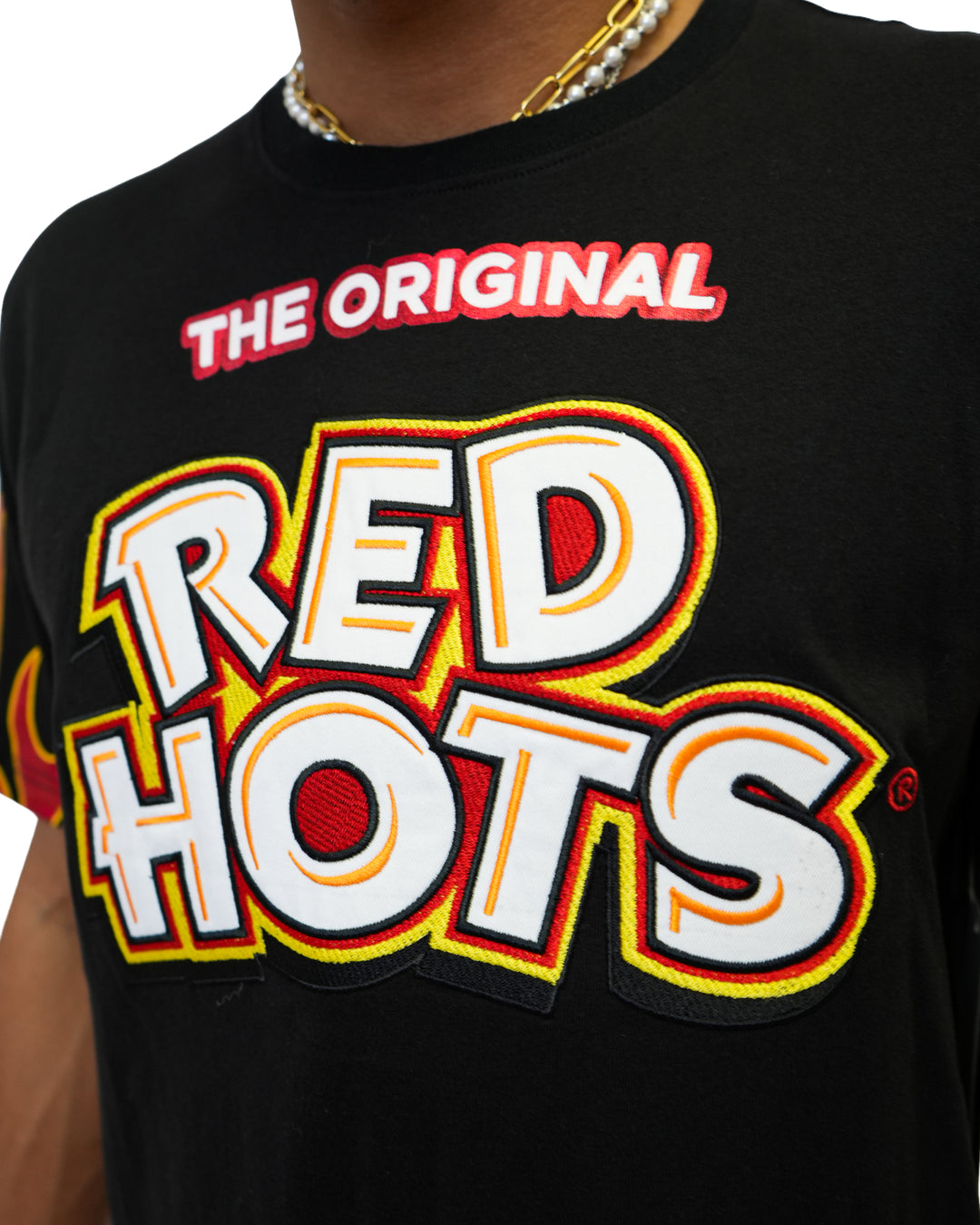 Red Hots® Black Knit T-Shirt
