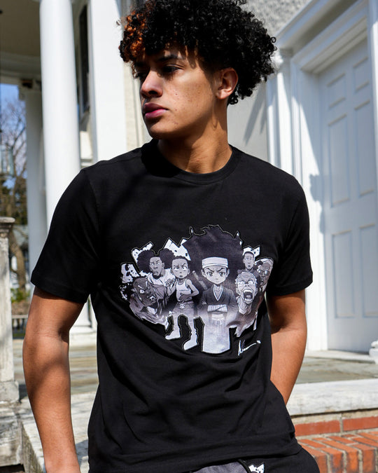 The Boondocks - Samurai Huey Black T-Shirt