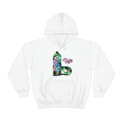 Bode Tour Spray Can Limited Edition Double-Sided Hoodie White