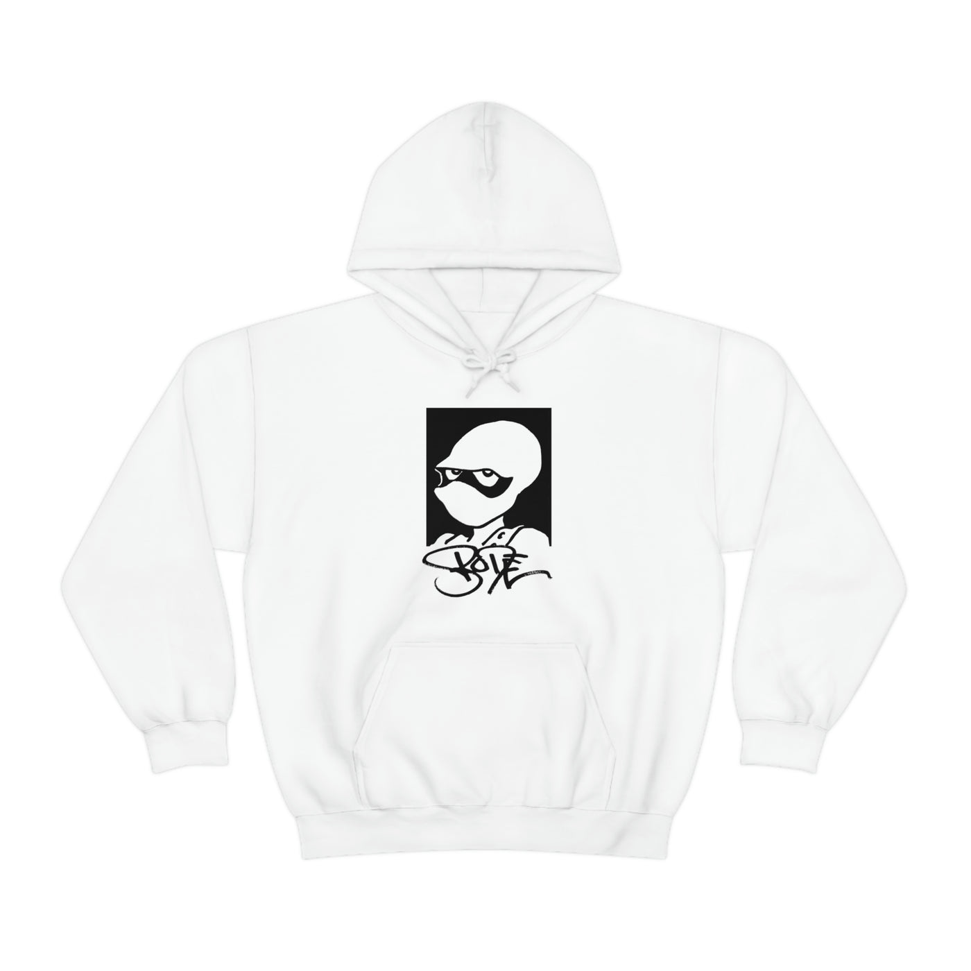 Bode Cobalt 60 Limited Edition Double-Sided Hoodie White