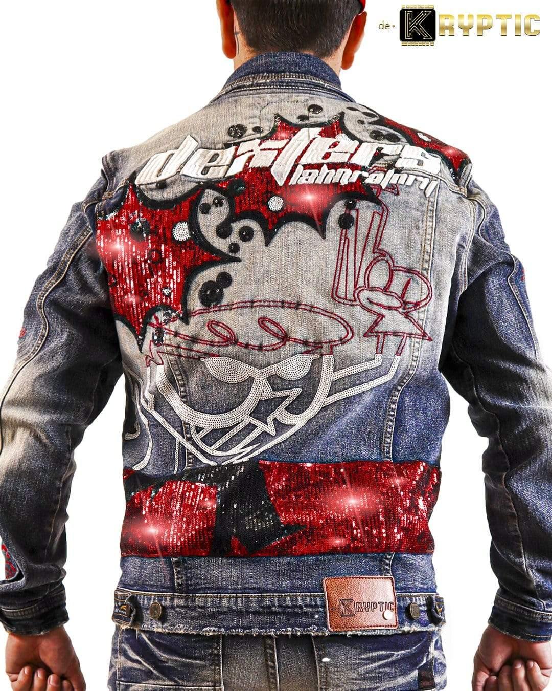 deKryptic x Dexter's Laboratory™ - Blaster Indigo Denim Jacket - de•Kryptic