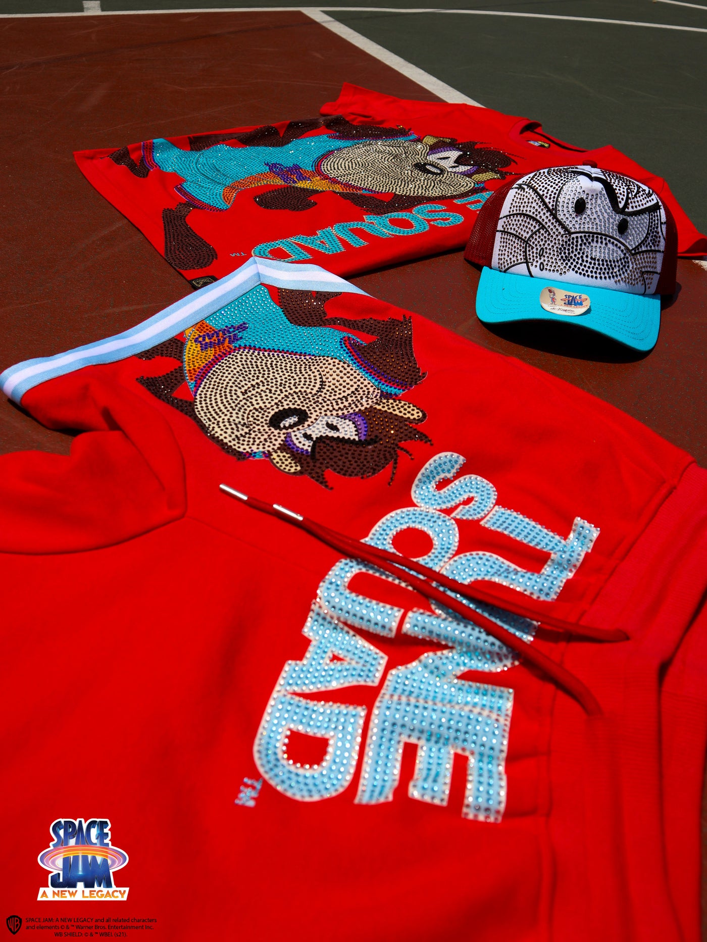 deKryptic x Space Jam: A New Legacy Tazmanian Devil Red T-Shirt