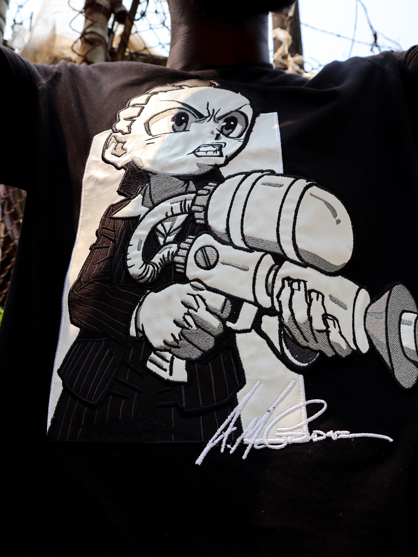 deKryptic x The Boondocks - Say Hello To My Little Friend Black T-Shirt