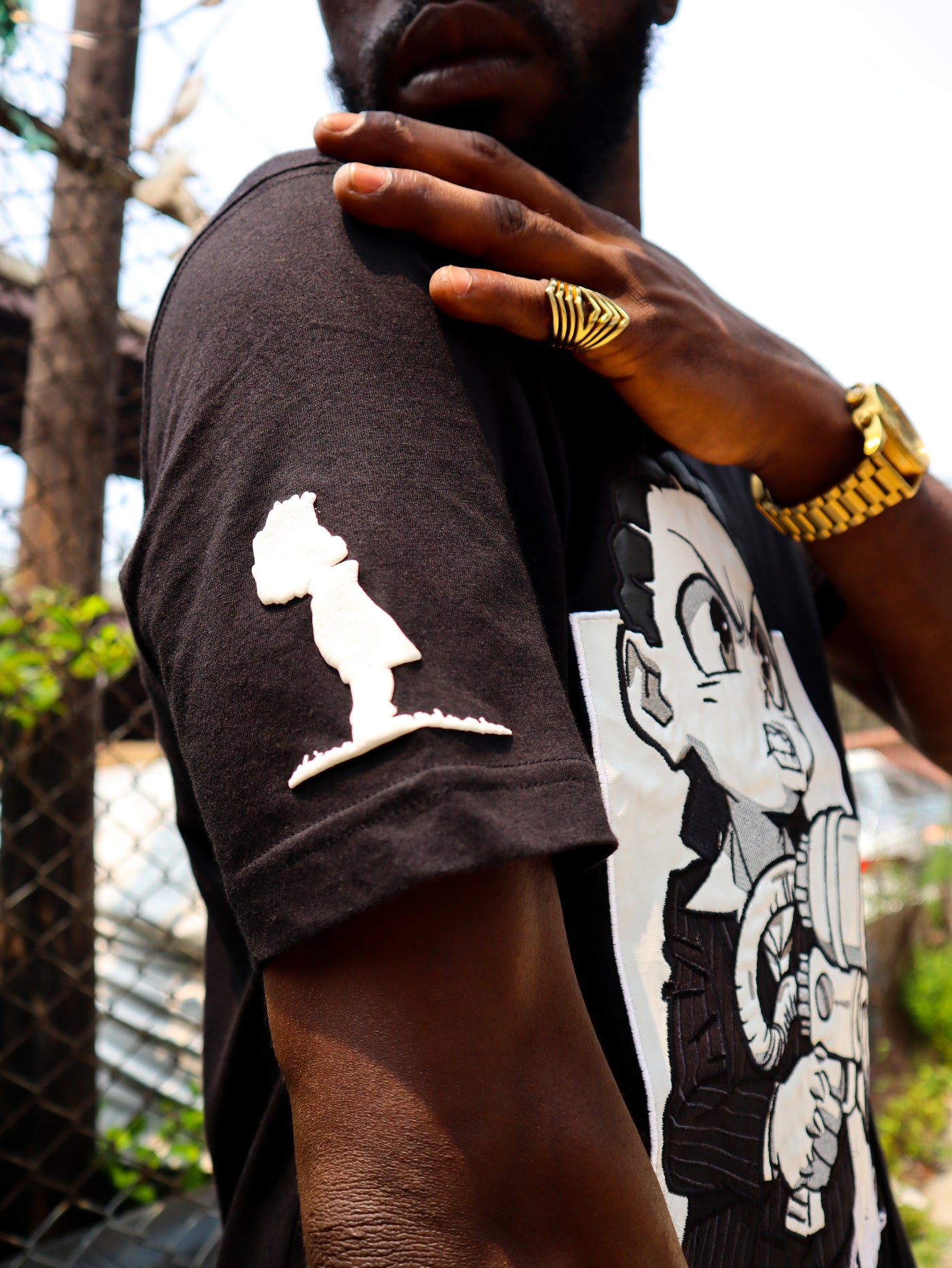 deKryptic x The Boondocks - Say Hello To My Little Friend Black T-Shirt