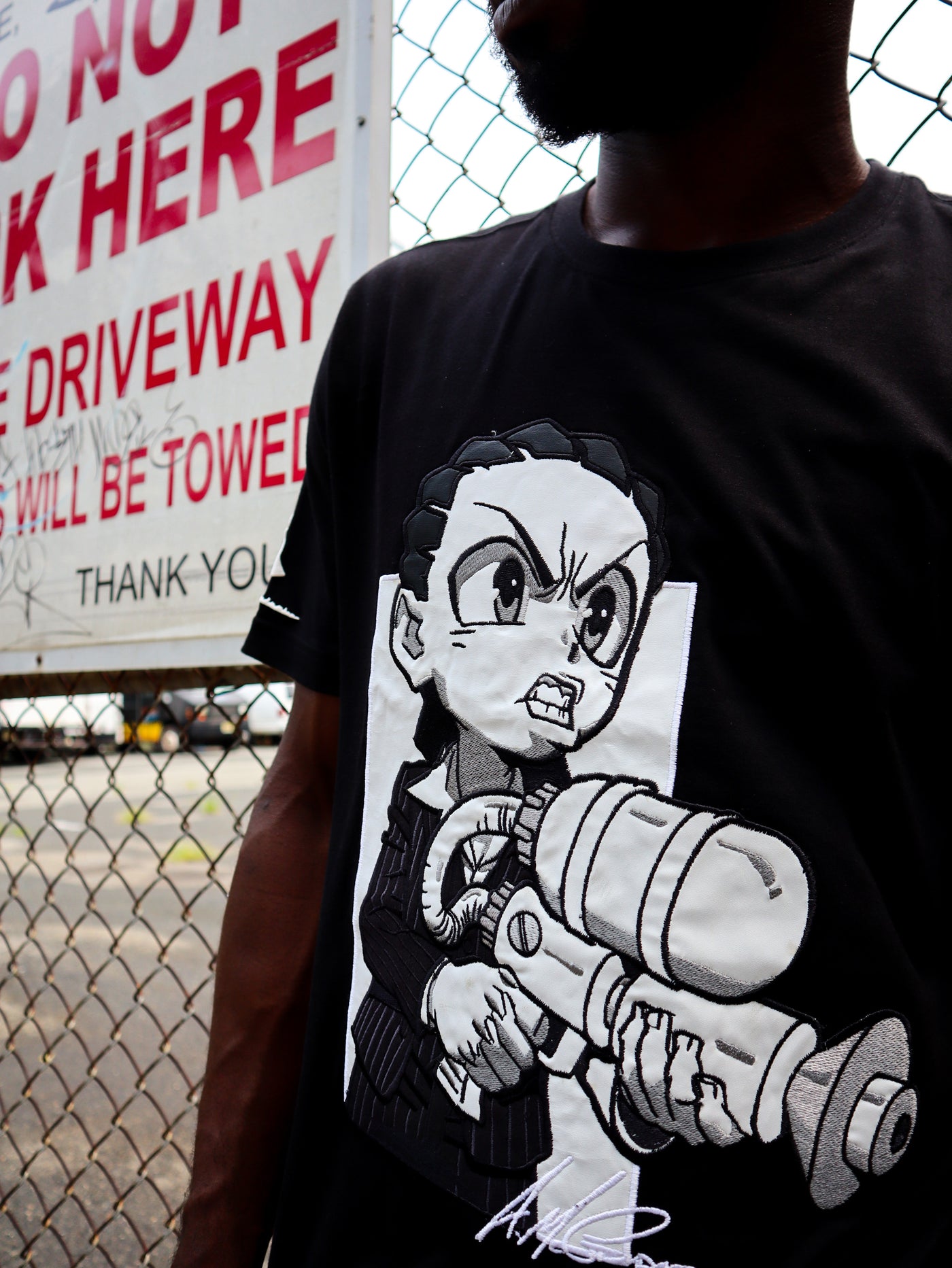 deKryptic x The Boondocks - Say Hello To My Little Friend Black T-Shirt