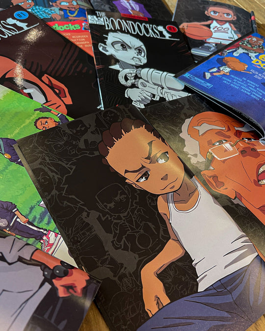 deKryptic x The Boondocks - Collectible Art Look Book - Riley Cover