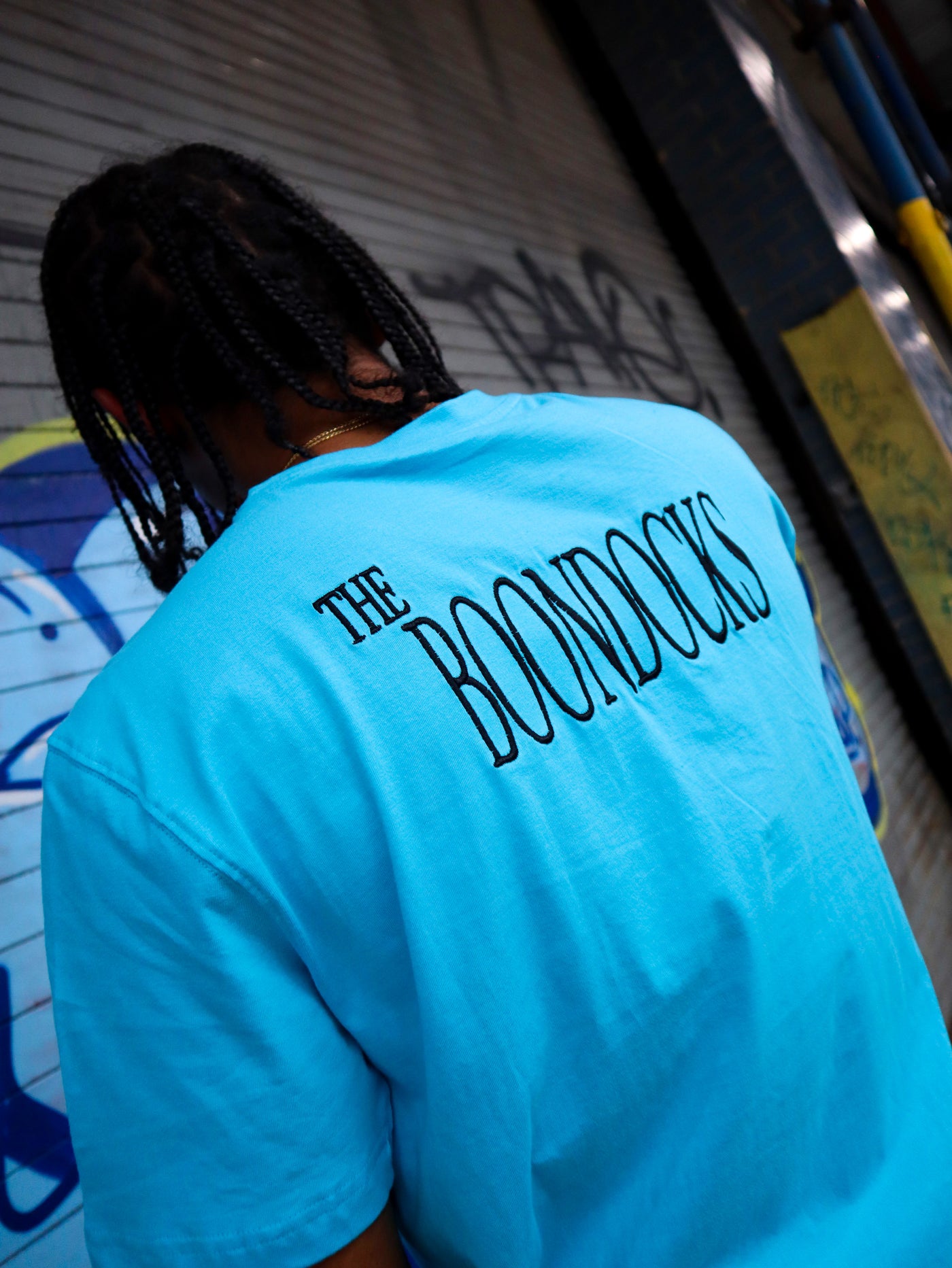 deKryptic x The Boondocks - Say Hello Aqua T-Shirt
