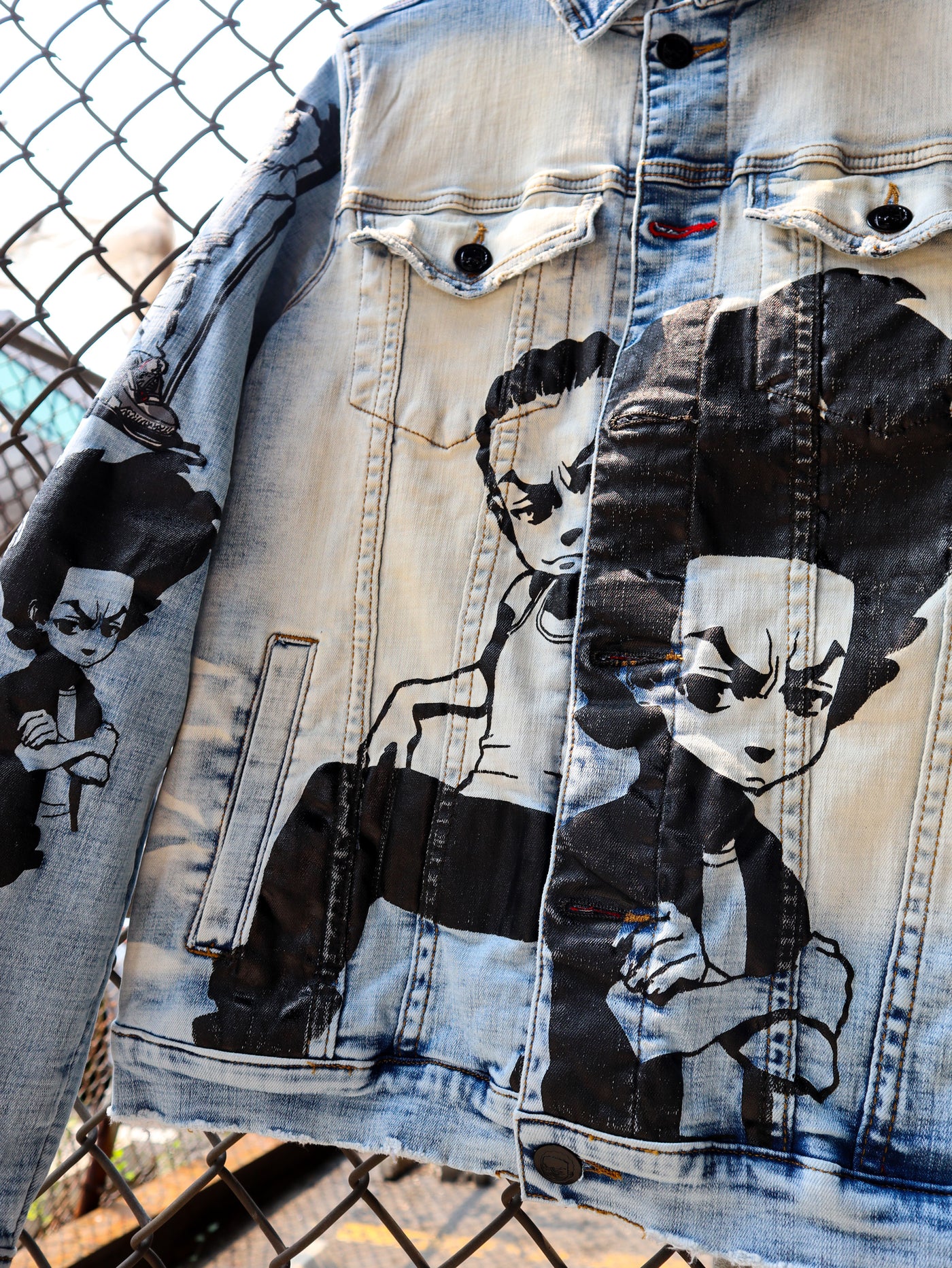 deKryptic x The Boondocks - Family Denim Jacket