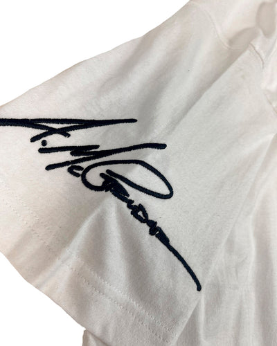 deKryptic x The Boondocks - Huey Boondocks Logo Embroidered White T-Shirt