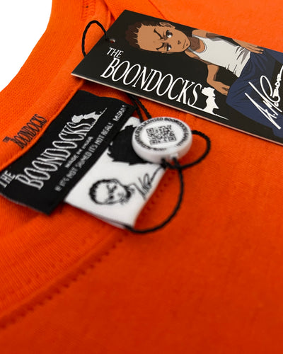 deKryptic x The Boondocks - Riley Embroidered Orange T-Shirt