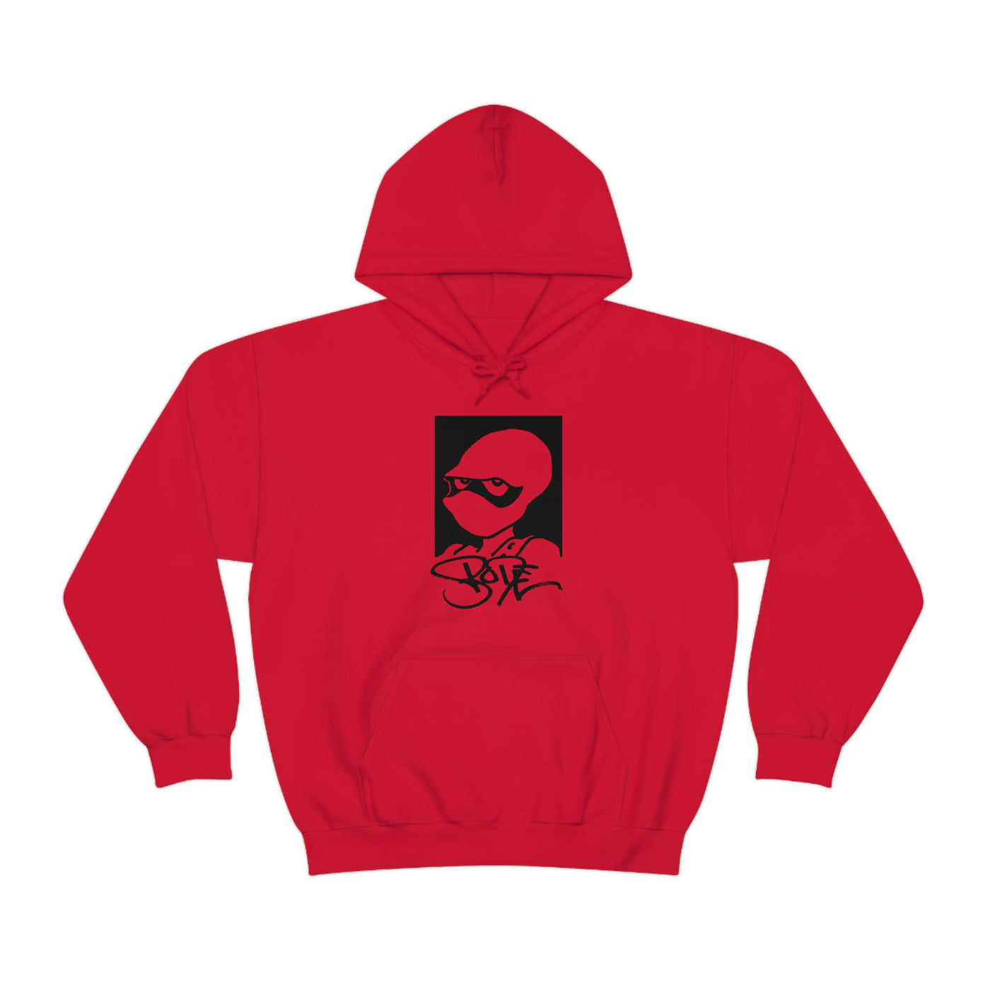 Bode Cobalt 60 Limited Edition Double-Sided Hoodie Red