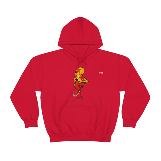 Bode Creed "Classic Cheech Drawing" Limited Edition 2-Sided Hoodie Red