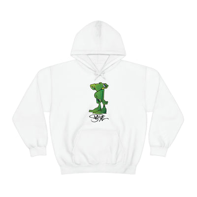 Bode Classic Da'Lizard Limited Edition Double-Sided Hoodie White