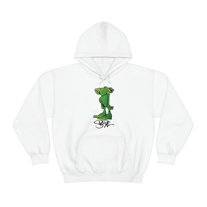 Bode Classic Da'Lizard Limited Edition Double-Sided Hoodie White